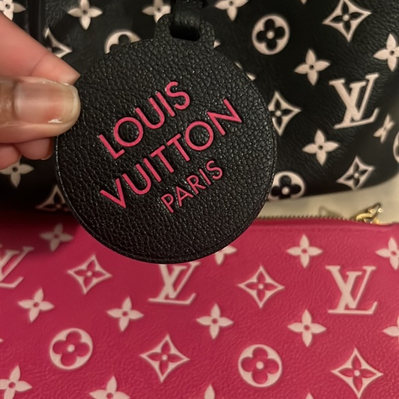 Louis Vuitton Black and White Leather Limited Edition Neverfull Tote Bag - Picture 2 of 13